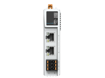 Modbus/TCP耦合器：MODBUS/TCP是简单的、中立厂商的用于管理和控制自动化设备的MODBUS系列通讯协议的派生产品，它覆盖了使用TCP/IP协议的“Intranet”和“Internet”环境中MODBUS报文的用途；内置2000mA电源，自用并给后续模块供电；组态简单，适配Labview、西门子、贝加莱以及施耐德等厂家；一路以太网总线接口，体积小巧。